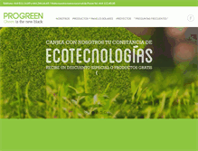 Tablet Screenshot of progreenmex.com